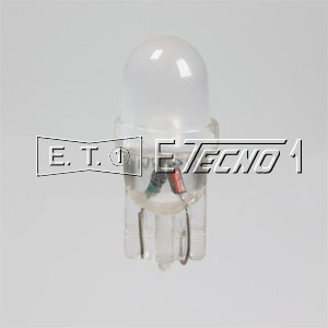 led bulb 24v t10 1 led frosted white in box