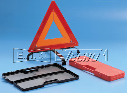 warning triangle cross type european omologation, heavy model